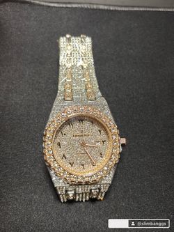 Ap iced out watch