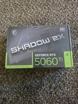 MSI GeForce RTX 5060 Ti Shadow 2X OC GPU