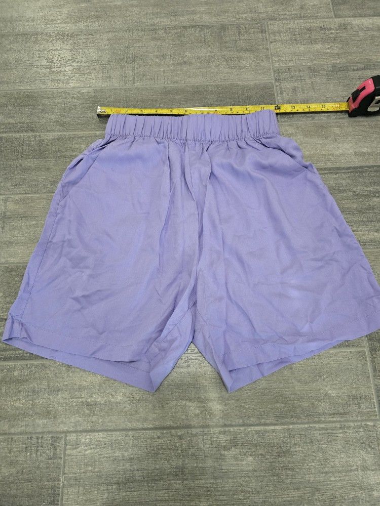 NWT Juniors/Womens Size 0 Purple Shorts H&M Brand "Divided"