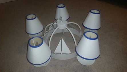Sailboat chandelier