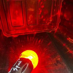 Red Orange Moving Yard Lights Halloween Christmas Holiday Fire Spotlight Decor- $15 Each 