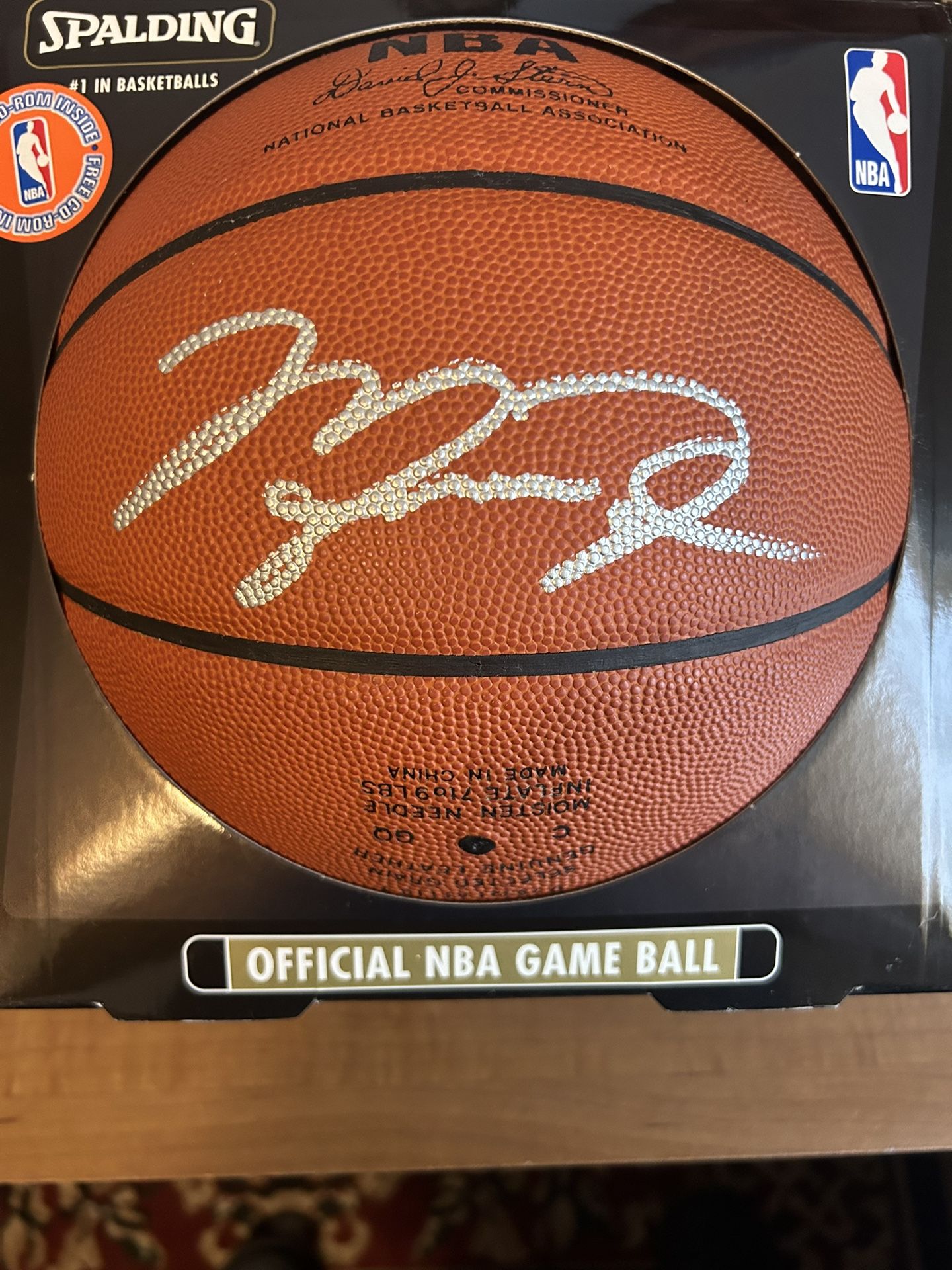 Michael Jordan Signed NBA Basketball