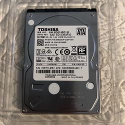 Toshiba 2.5 1Tb Laptop Hard Drive