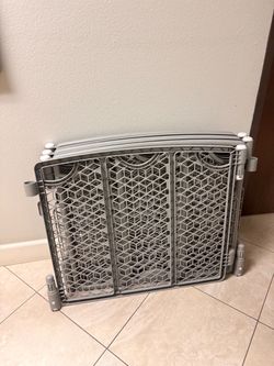 Gray Plastic Baby or Pet Play Yard Panels