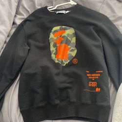 Bape Crew Neck Size Large Fits More Like A Medium 