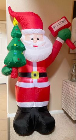 Christmas Santa Inflatable 6ft