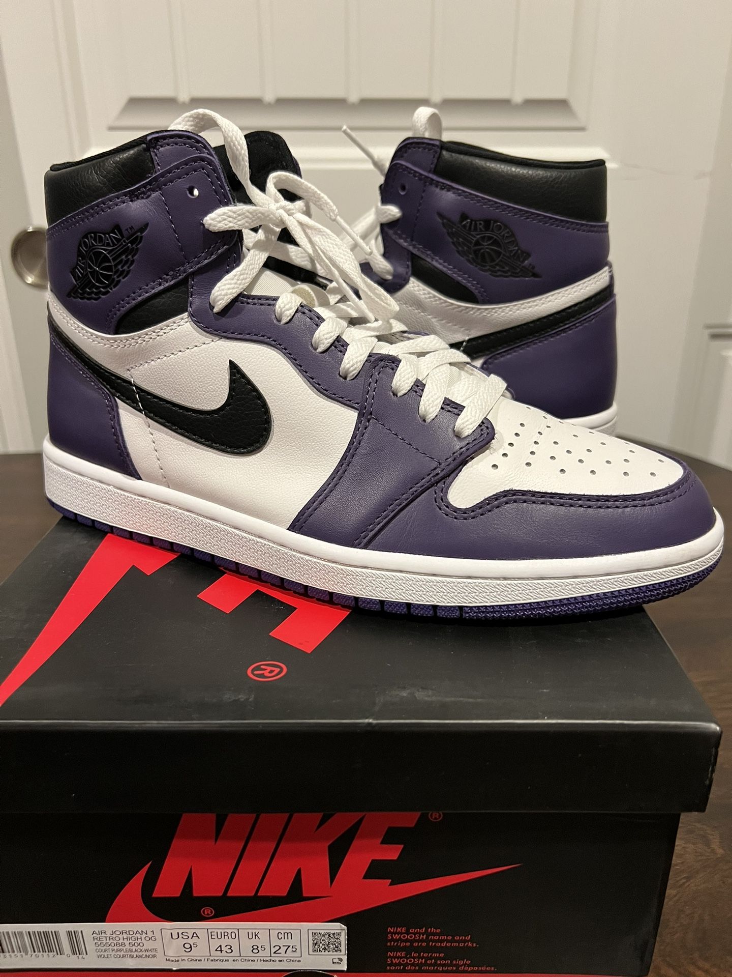 Nike Air Jordan 1 Retro Court Purple