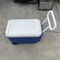 Igloo with wheels  cooler