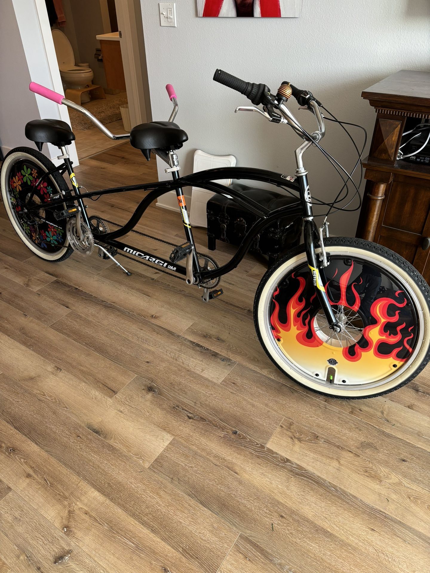 Micargi Island Tandem Cruiser Bicycle