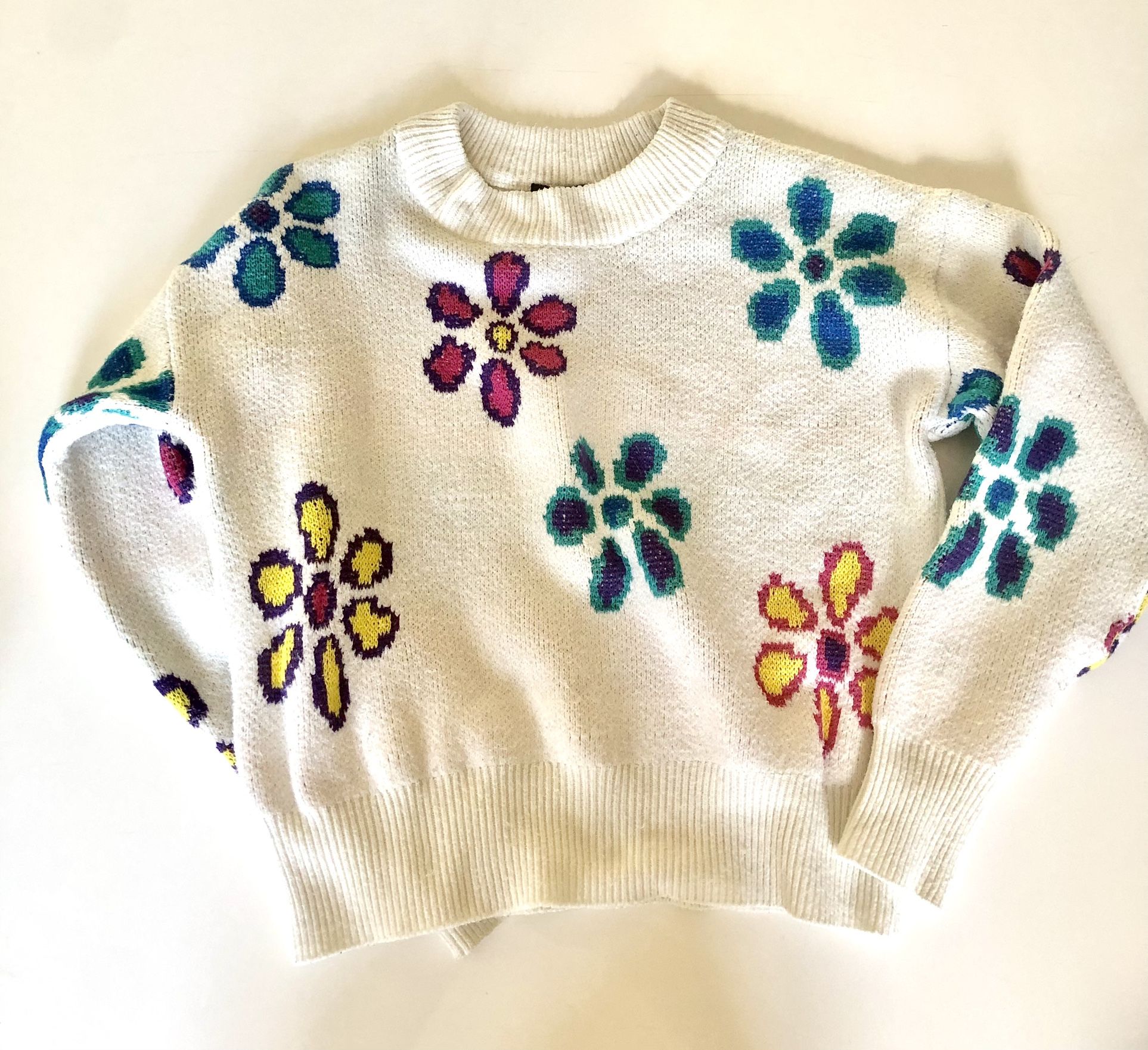 Women’s Target Wild Fable Retro Floral Sweater