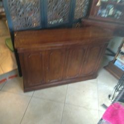 Solid Wood Mid-century Credenza Entryway Furniture