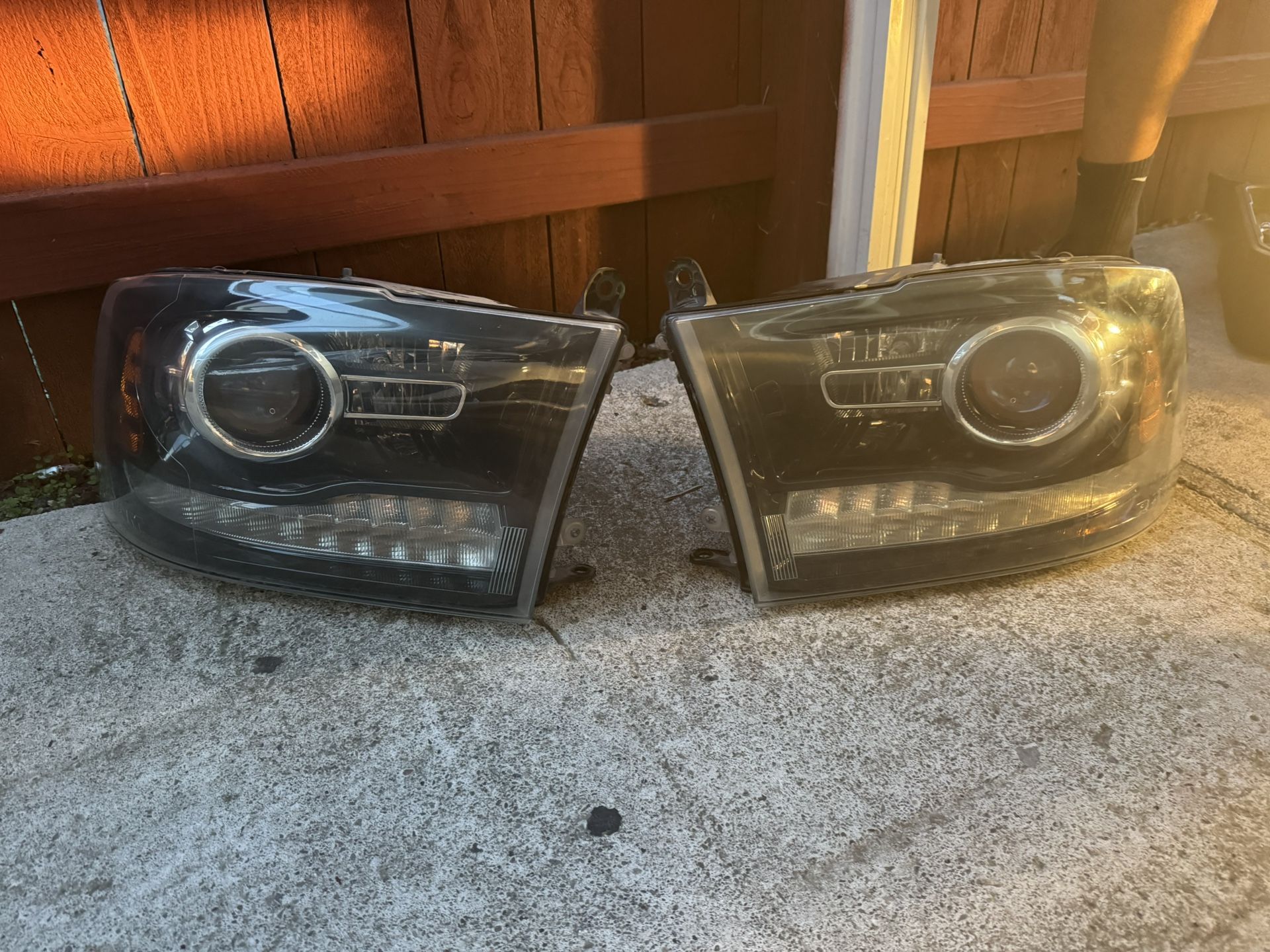 OEM Dodge Ram 1500 headlights