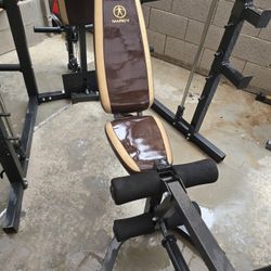 Marcy Home Gym Cage And Hypertension Bench