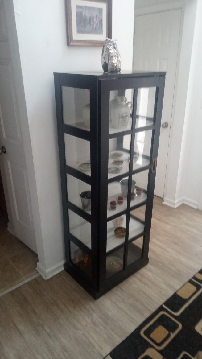 (Moving Sale) Wayfair Glass Cabinet
