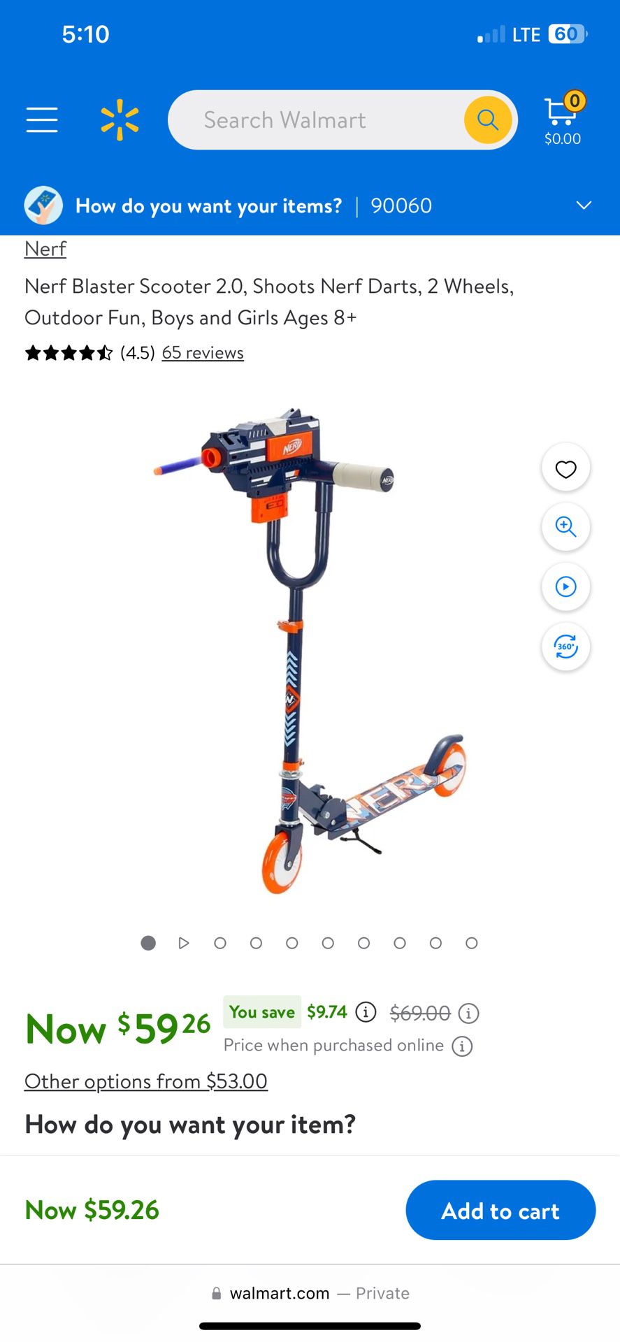 Nerf Scooter 2.0 