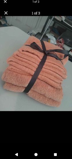 New Threshold 6 Piece Towel Set (4 Washcloths 2 Hand towels)