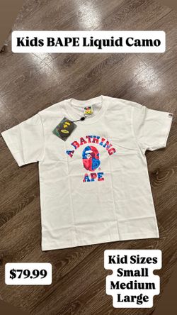 Kids BAPE Liquid Camo Tee