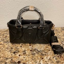 Valentino Orlandi Black Quilted Bag NWT