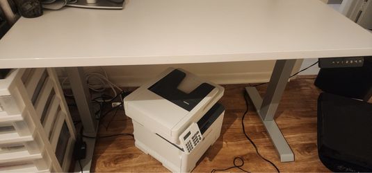 Electric Stand Up Or Sit Desk Rectangular