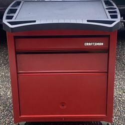 Original Sears Craftsman Rolling Bottom Tool Box/Project Center 