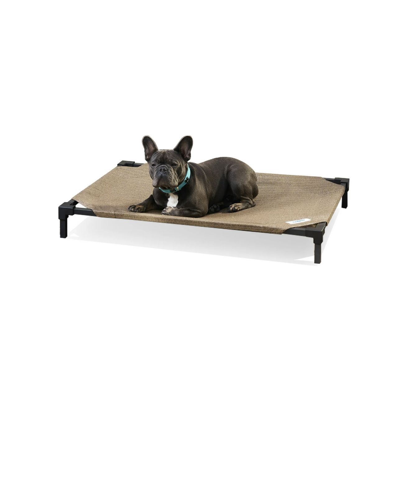 Coolaroo Cooling Elevated Dog Bed Pro, Medium, Fits in 42in Crates, Nutmeg
