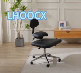 Cross Legged Meditation Chair Ergonomic Cross Legged Chair ADHD Chair with Wheels,Kneeling Chair for Office and Home