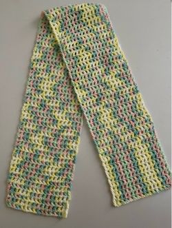 New handmade scarf 50”x7.5”