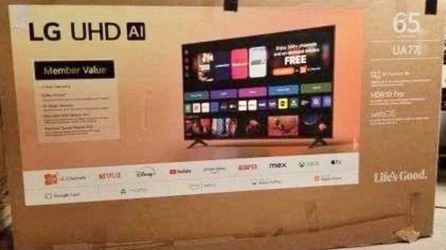65 LG 4K smart HDTV $55 down on financing for delivery six month warranty