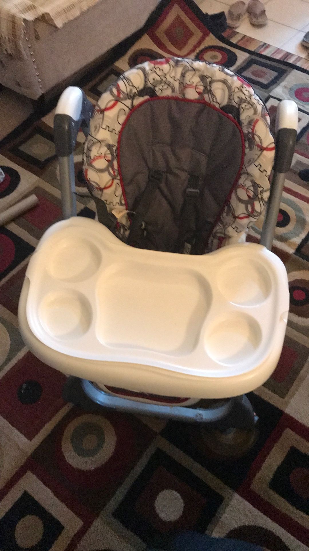 Kids Toddler Baby Chair With Table And Belt Eating Food Lunch 3 Piece Set Like Brand New