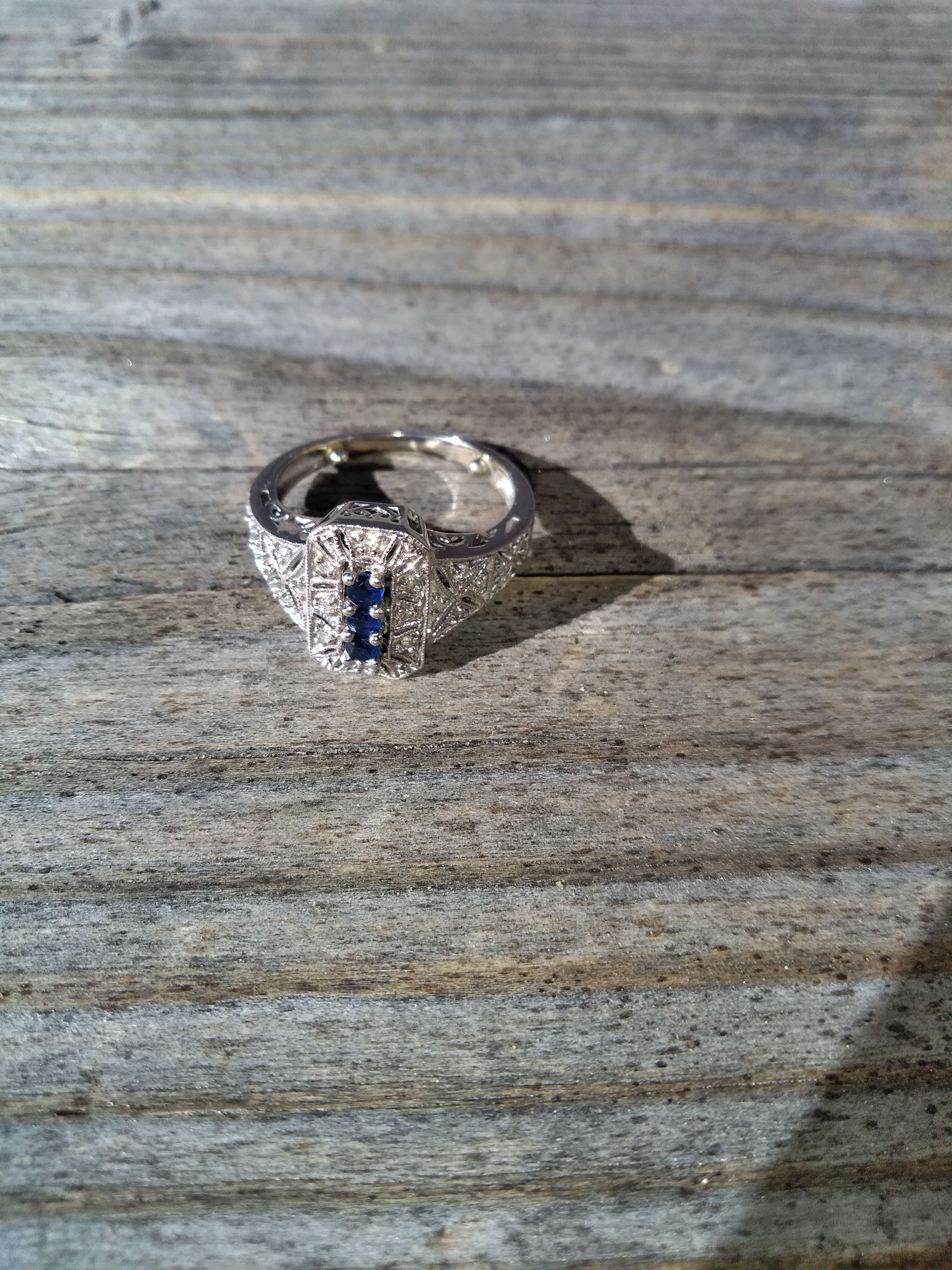 Vintage Abraham David Loewenstark Ring