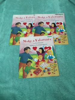 3 - Make a Valentine Paperback Books- Very Good Condition