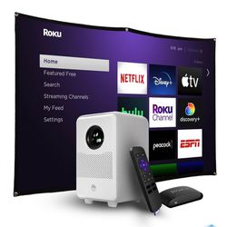 HP CC 200 Projector With Roku 