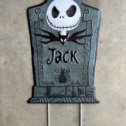 24 inch Nightmare Before Christmas Halloween Metal Tombstones $10 each