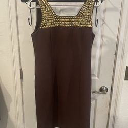 Michael Kors Brown Knew High Dress Size: 6