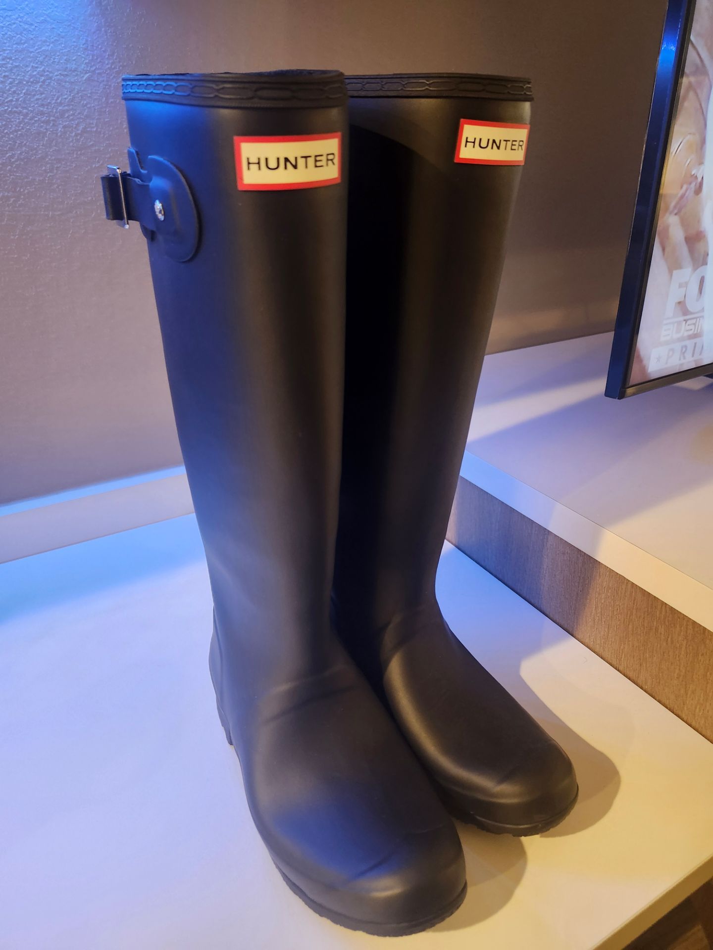 Hunter knee high rain boots