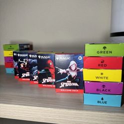 Magic The Gathering Spider-Man Collab 5 Decks 1 Set 