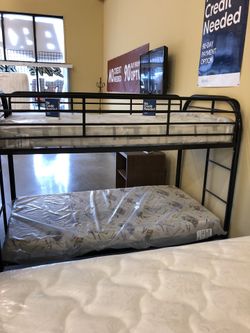Bunk Bed with Mattresses