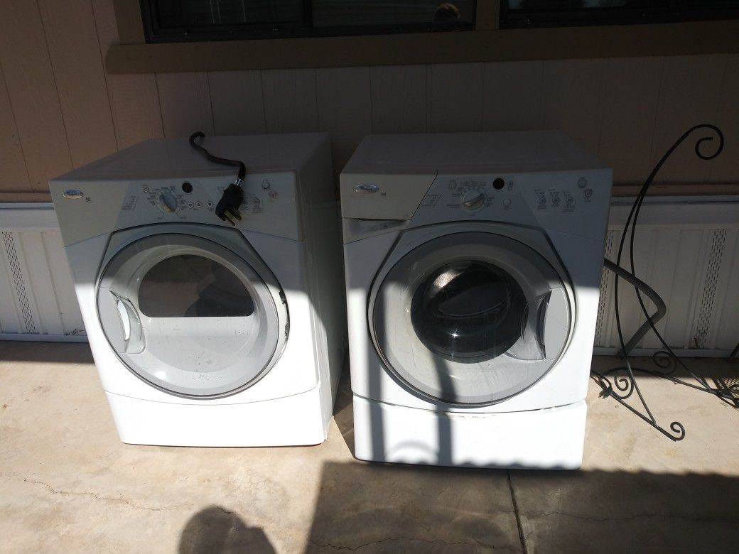 Whirlpool duet sport washer and dryer