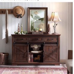 NEW IN BOX SIDEBOARD CONSOLE TABLE 