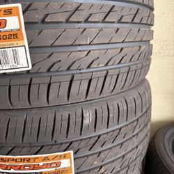 New tires 245/40/20 arroyo grand sport $120 each tire plus tax 