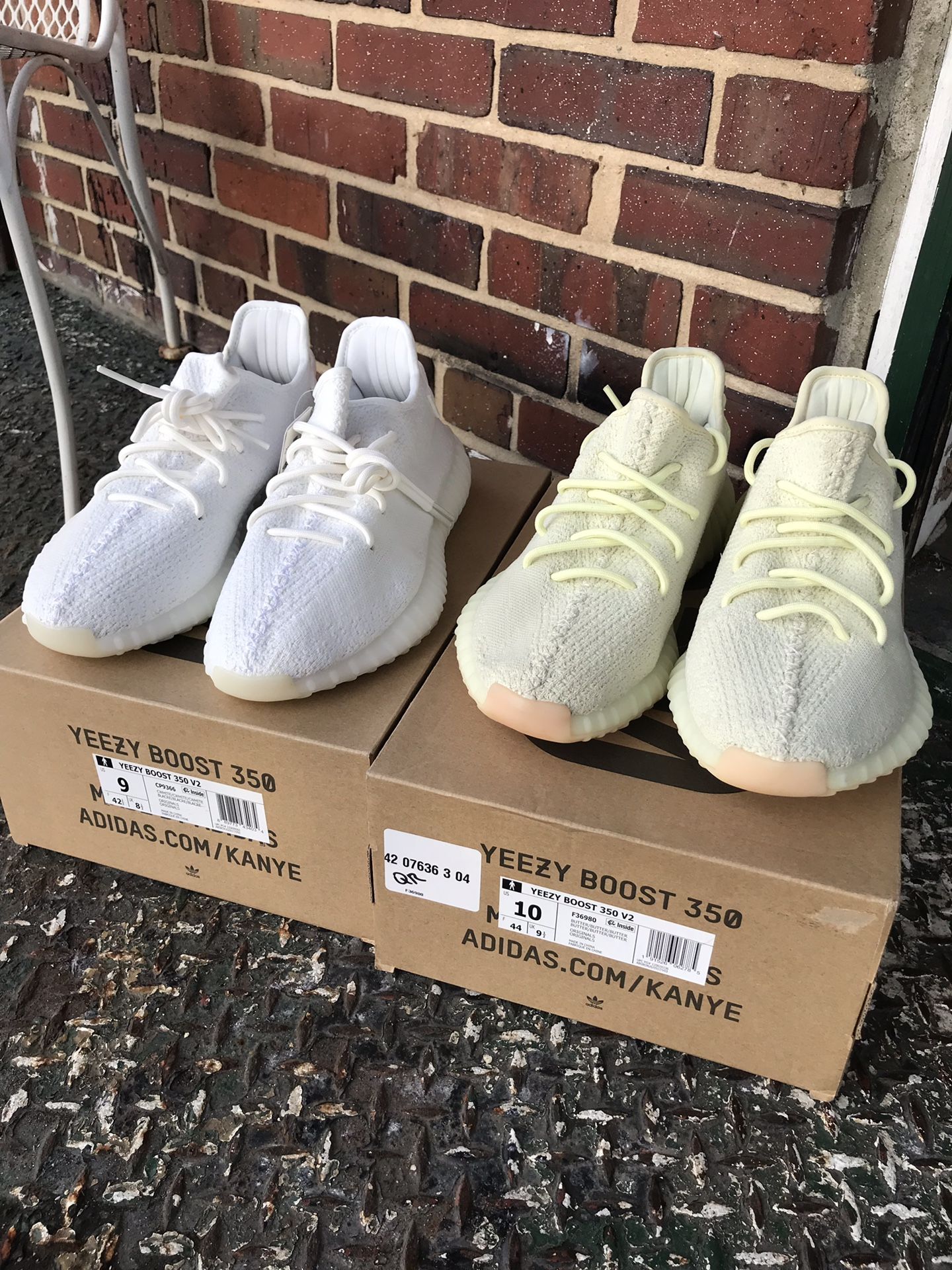 Yeezy Boost 350 V2 Butter and Cream/white