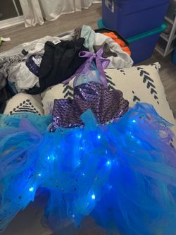 Light up mermaid costume
