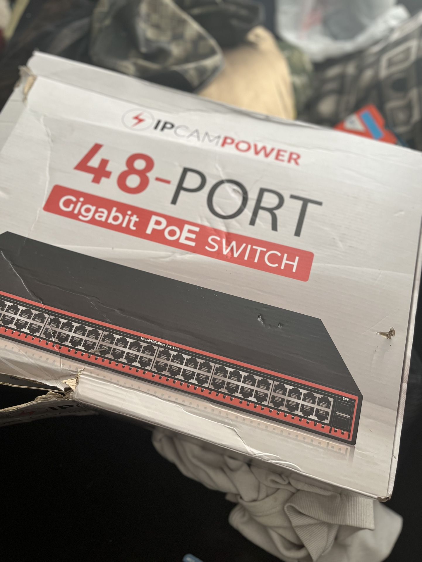 48 port gigabit poe switch