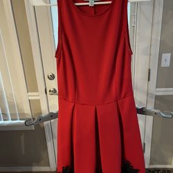X/S Cute Red Dress 25$