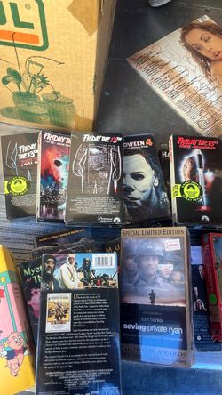 Vintage vhs factory sealed 1st editions