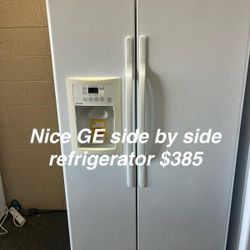 Nice GE Side By Side Refrigerator 
