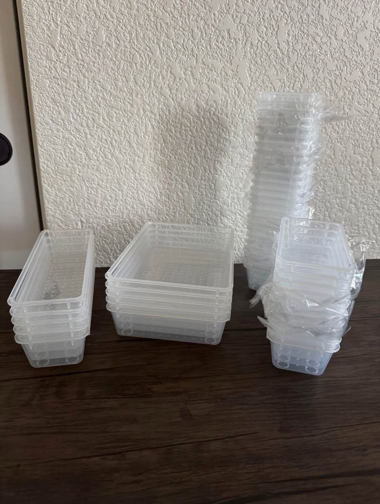 Drawer organizer bins - New