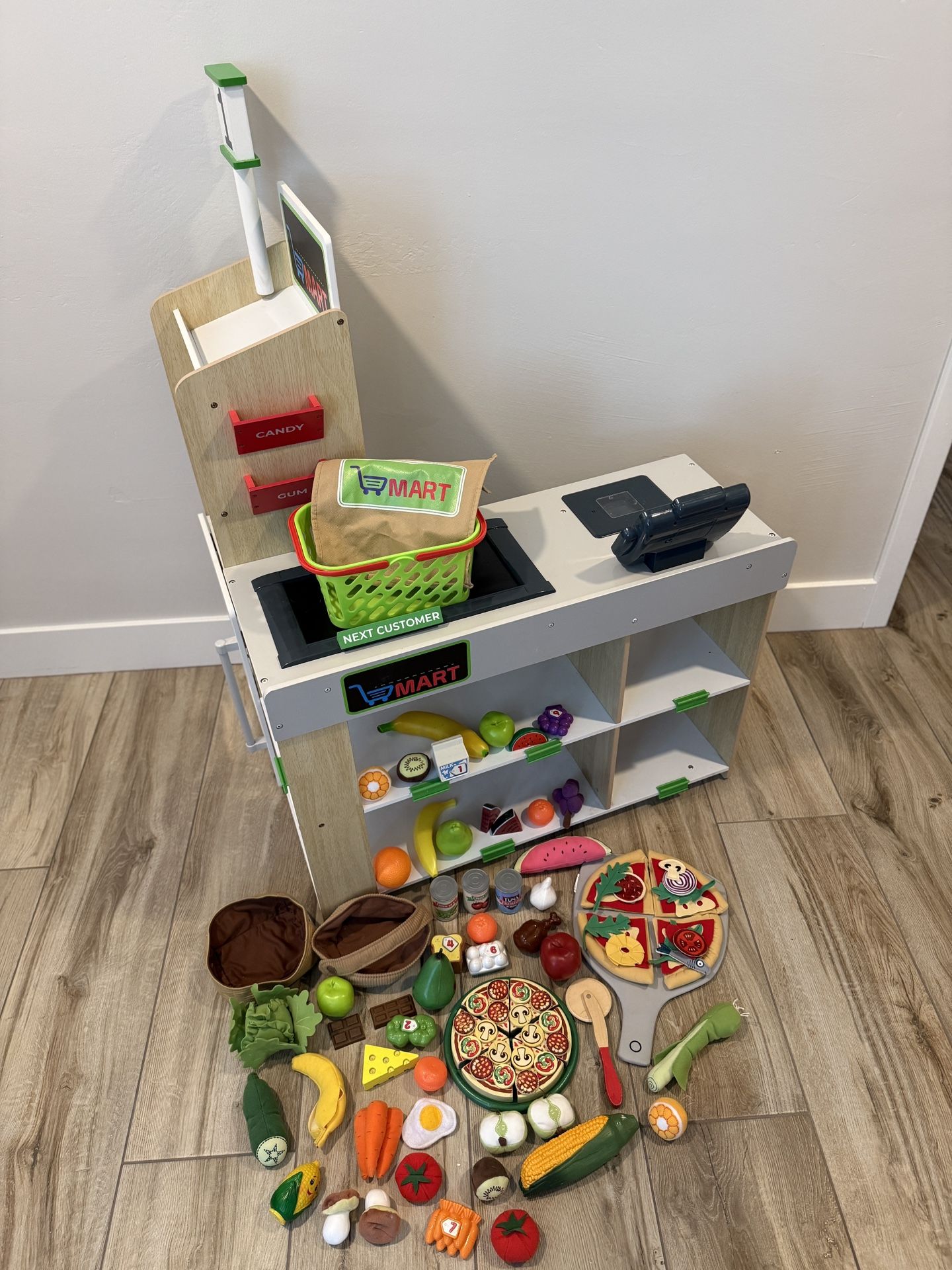 Grocery Store Mini Mart Pretend Play With Accessories