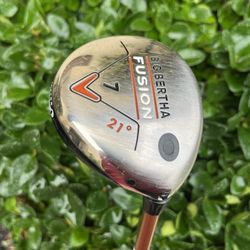 MINT CALLAWAY BIG BERTHA FUSION LIMITED EDITION GOLF FAIRWAY WOOD 21* #7 W ALDILA NVS GRAPHITE LADIES FLEX 