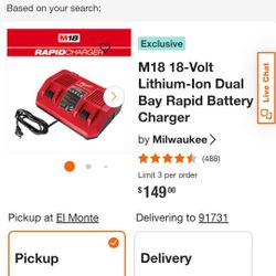 Milwaukee Dual Battery Charger